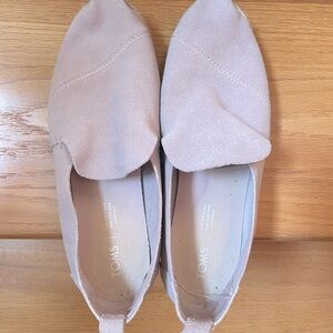 Toms Light Lavender minimalist Slip-On Flats, sz. 8.5